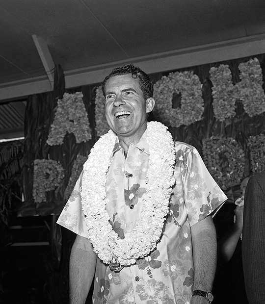 Ричард Никсон на Гавайях, 1960 год