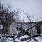 Разрушенные дома в Луганской области