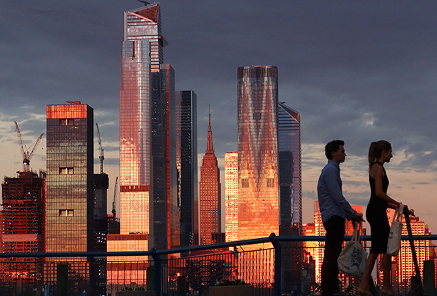 Эмпайр-стейт-билдинг в июне 2020 года