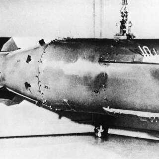 Атомная бомба «Малыш», сброшенная на Хиросиму
