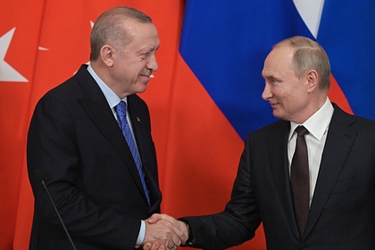 Путин поговорил с Эрдоганом