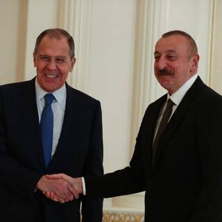 Сергей Лавров и Ильхам Алиев
