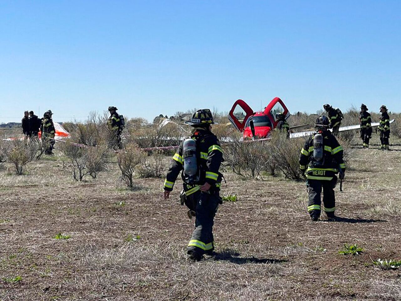 wo small planes collided midair over central Colorado on Wednesday morning. Remarkably, the three people involved in the incident were unharmed. AP