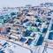 Портовый город Дудинка (арктический порт федерального значения на трассе Северного морского пути)