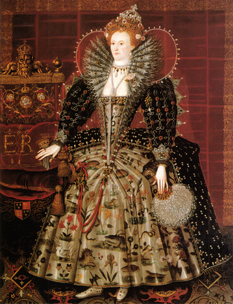 Портрет королевы Елизаветы I, датированный 1599 годом