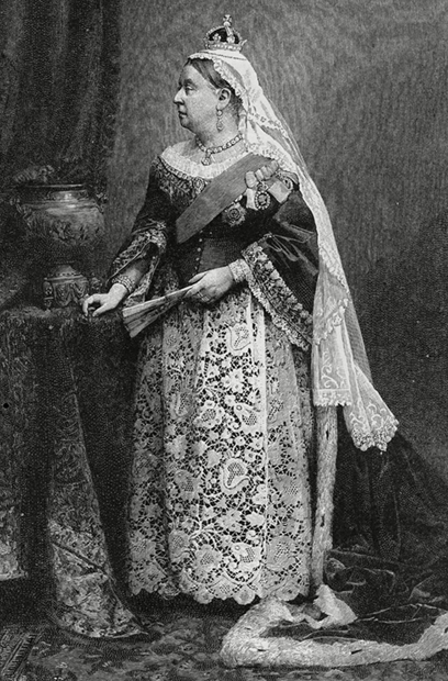 Королева Виктория в 1887 году
