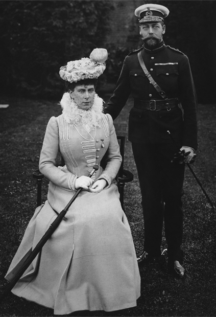 Мария Текская с супругом Георгом V в 1910 году