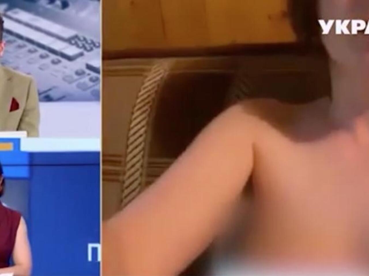 В прямом эфире украинского телеканала случайно показали обнаженную девушку:  ТВ и радио: Интернет и СМИ: Lenta.ru