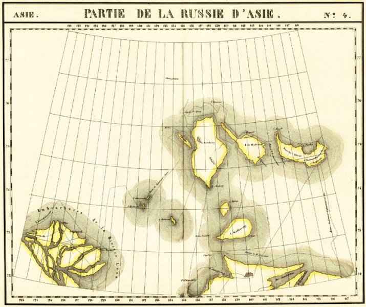 Филипп Вандермаелен. «Карта части Азиатской России номер четыре». Амстердам, около 1820