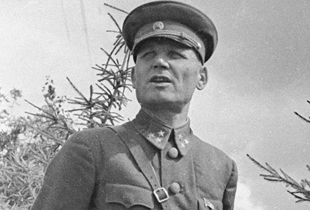 Командующий 19-й армии Западного фронта генерал-лейтенант Иван Степанович Конев