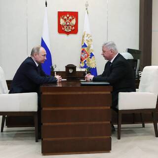 Владимир Путин и Михаил Шмаков
