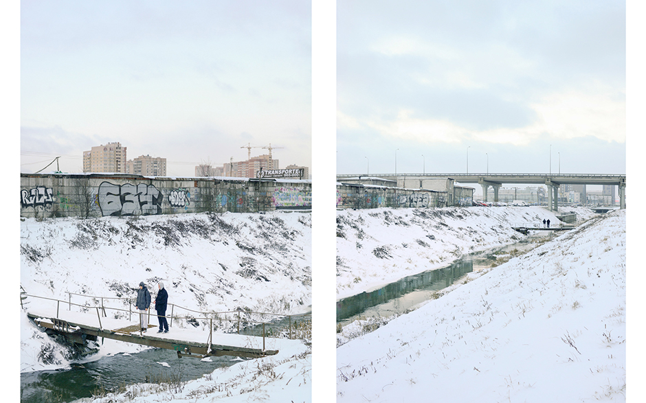 Еще один эффект, который создают композиции Гронского, — привнесение в пространство русского пейзажа такого агента перемен (или их отсутствия), как время. Нередко почти идентичные на первый взгляд фотографии на самом деле разделяет дистанция в несколько лет.