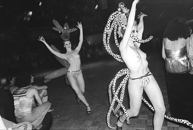 Костюмированная вечеринка в Studio 54, 1977 год