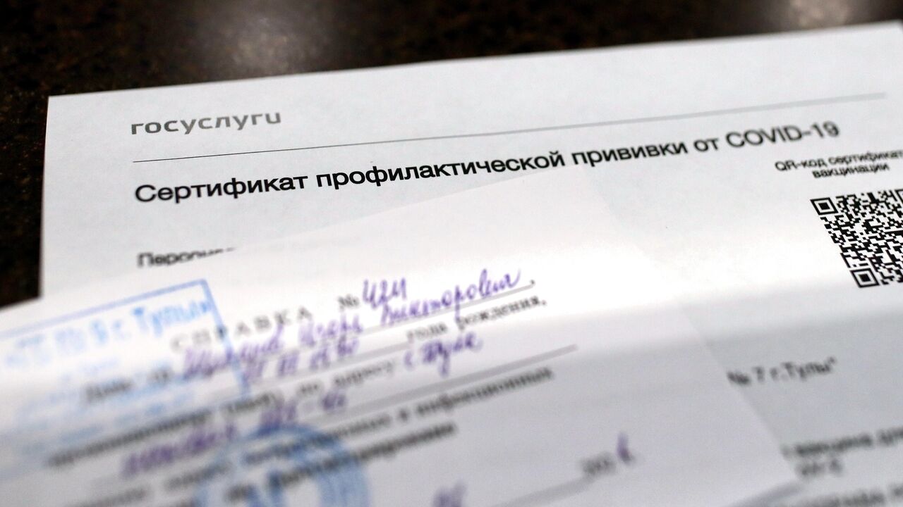 В России завели первое уголовное дело о подделке COVID-сертификатов:  Общество: Россия: Lenta.ru