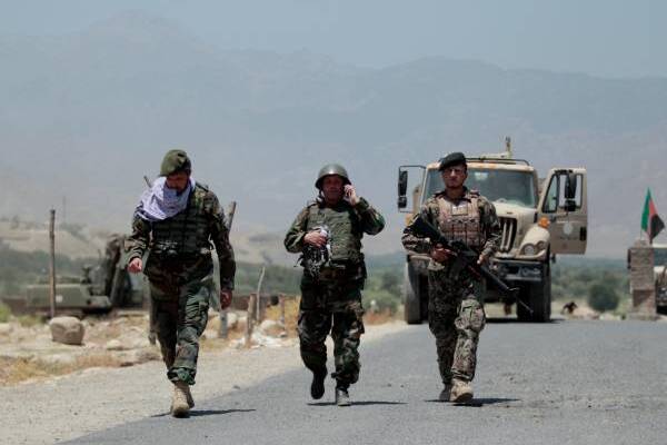 Афганские военные в провинции Лагман