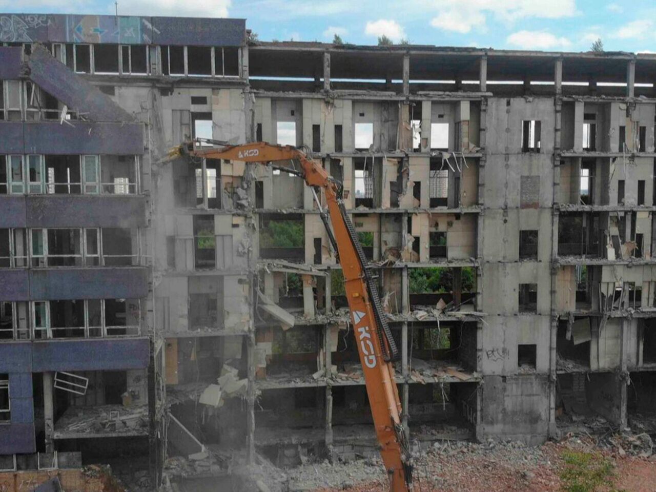 В Москве демонтировали долгострой полувековой давности: Город: Среда  обитания: Lenta.ru