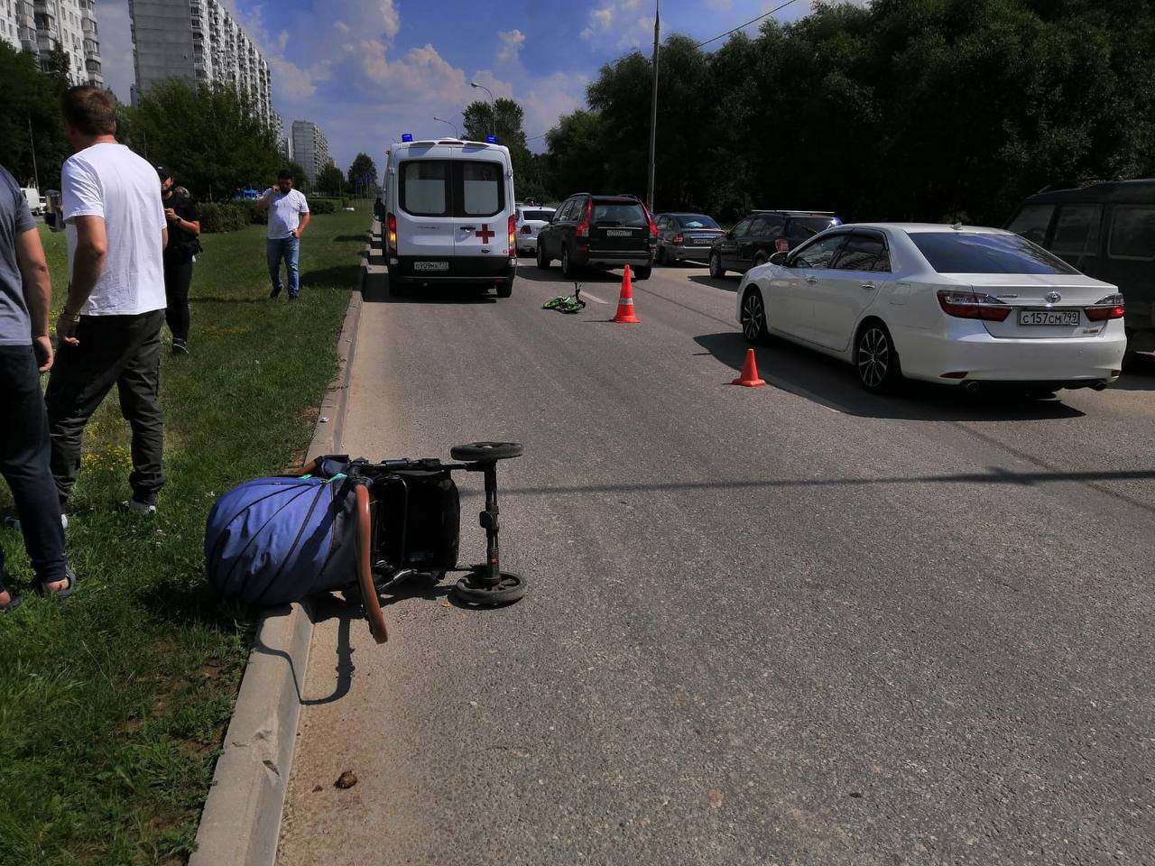 Стали известны подробности ДТП с тремя детьми на западе Москвы:  Происшествия: Россия: Lenta.ru