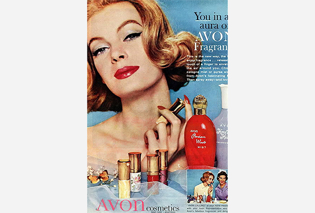 Нена фон Шлебрюгге в рекламе Avon, 1961 год