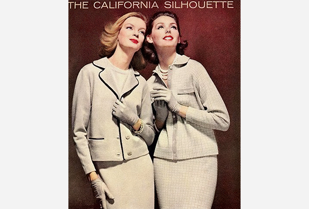 Нена фон Шлебрюгге и Люсинда Холлингсворт в съемке для Vogue, 1959 год