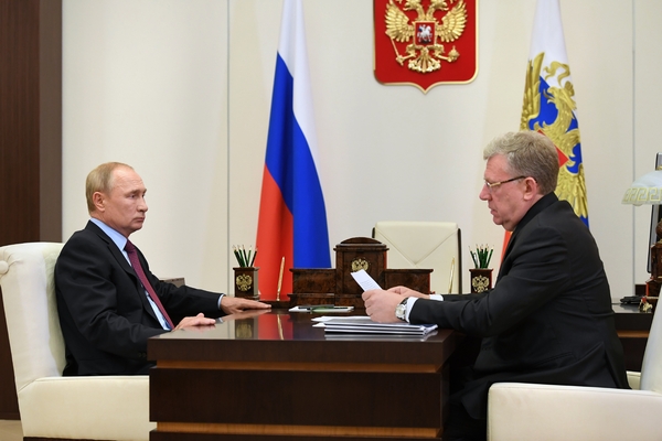 Владимир Путин и Алексей Кудрин