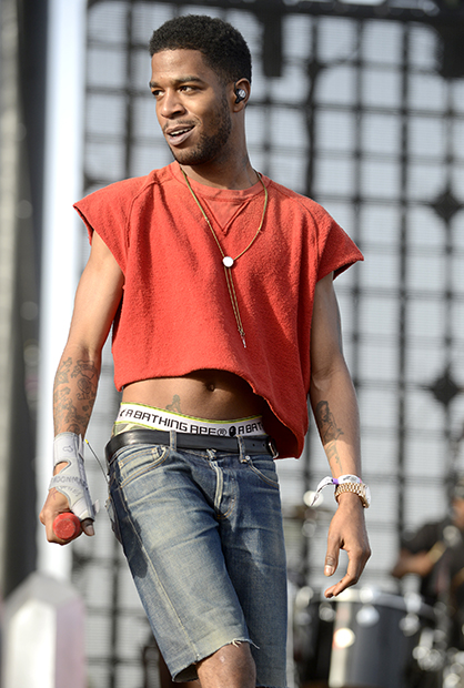 Хип-хоп-исполнитель Кид Кади во время выступления на фестивале Coachella