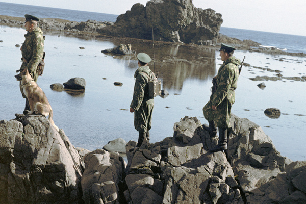 Советские пограничники на Курилах, 1973 год