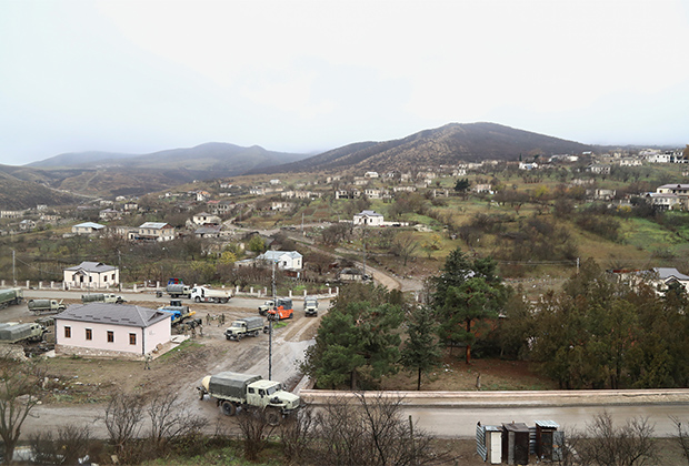 Нагорный Карабах, село Талиш под контролем азербайджанских войск