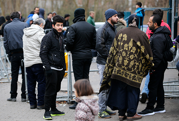 Мигранты в Берлине