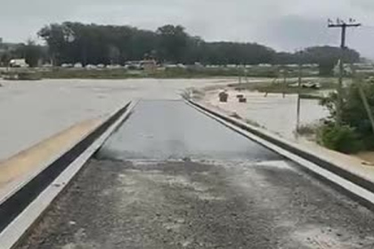 Потоп в Анапе попал на видео