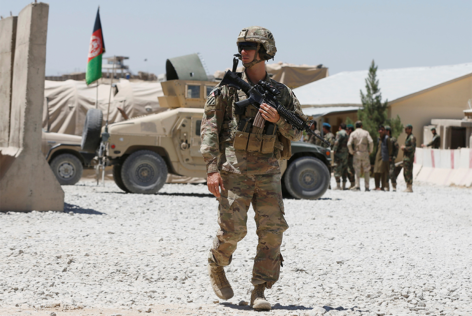 Солдат Армии США в Афганистане