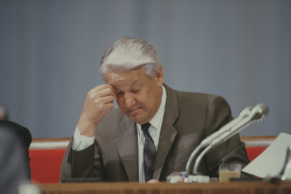 Б н ельцин подписал. Ельцин 1991.