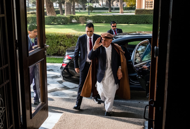 Ашраф Гани прибыл в Президентский дворец в Кабуле
