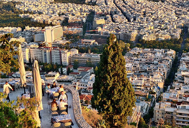 Панорамный вид на Афины