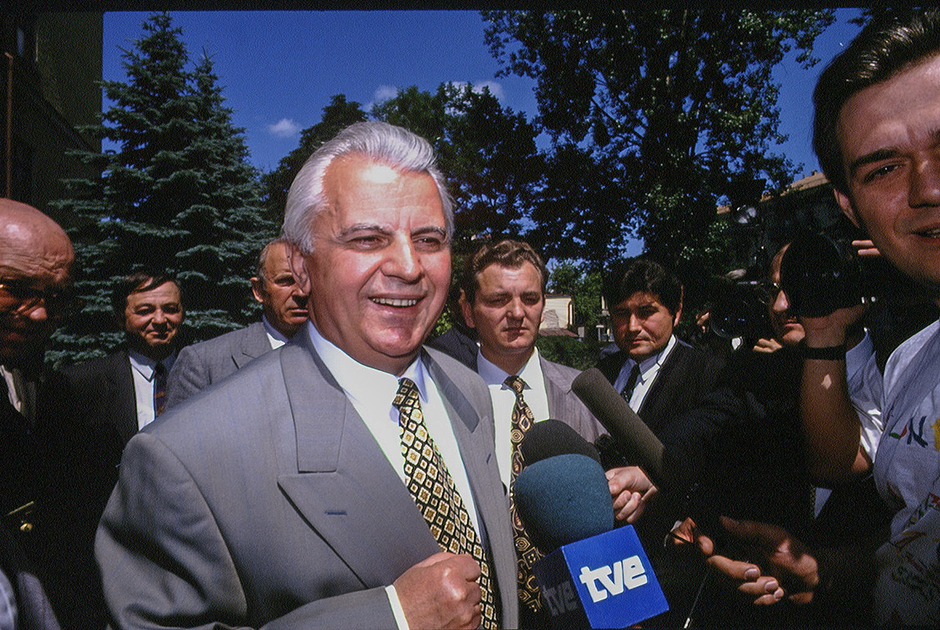 Леонид Кравчук в день голосования на президентских выборах 1991 года