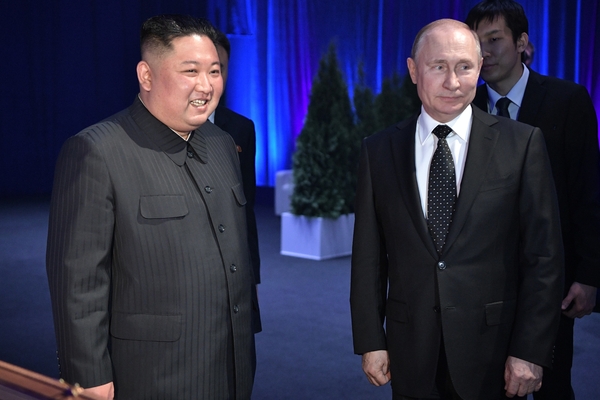 Ким Чен Ын и Владимир Путин