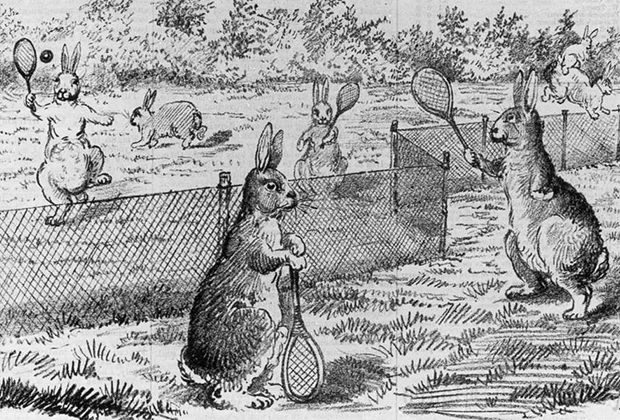 Карикатура из австралийской газеты. 1884 год