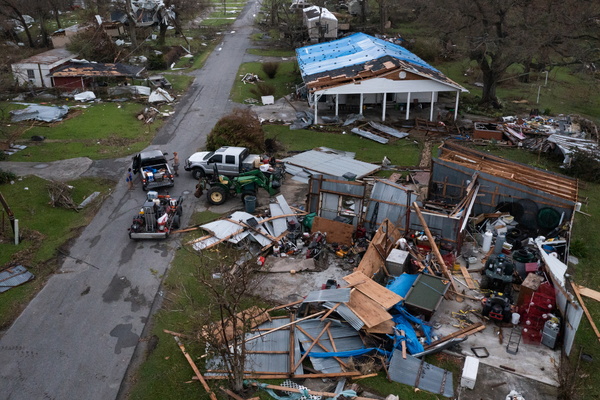 Последствия урагана Ида в Луизиане