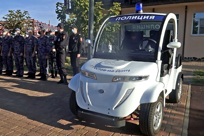 МВД показало новый электромобиль российской полиции