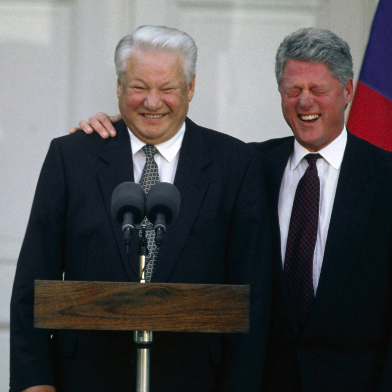 Ельцин и Клинтон фото