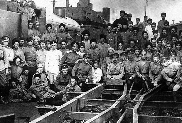 Команда бронепоезда «Офицер», Ростов-на-Дону, 1919 год