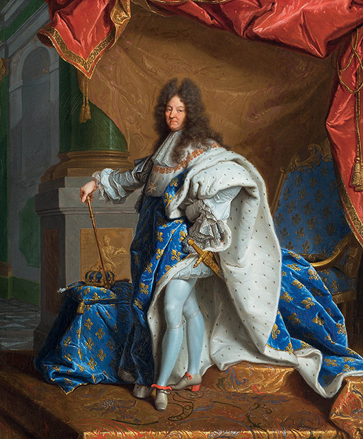 Портрет Людовика XIV кисти Гиацинта Риго, 1700-1701 годы