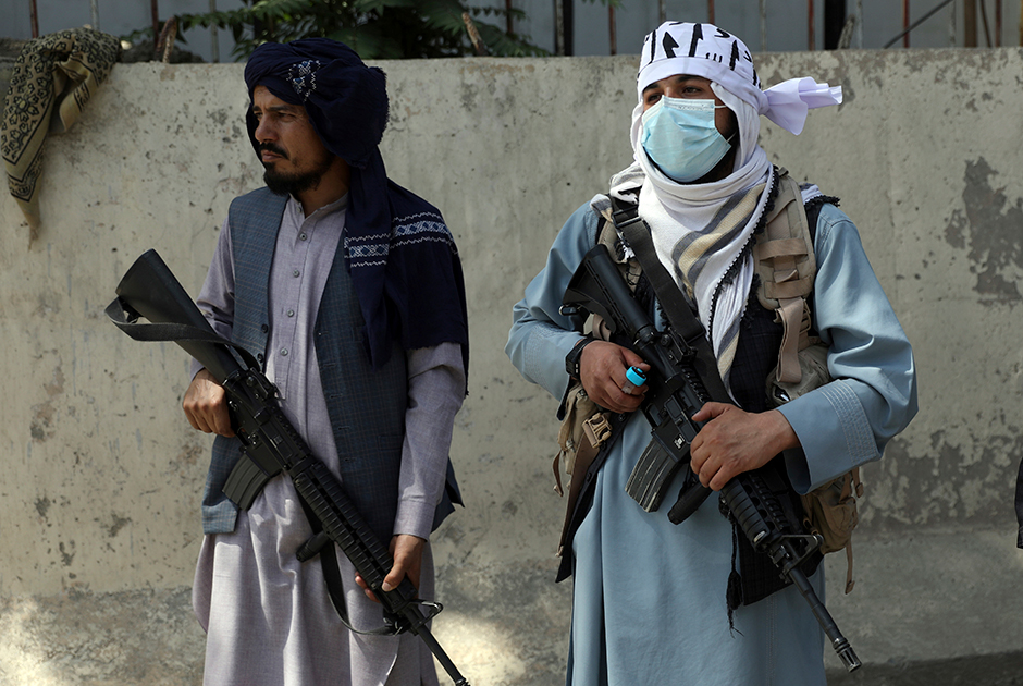 Боевики «Талибана» во время взятия Кабула