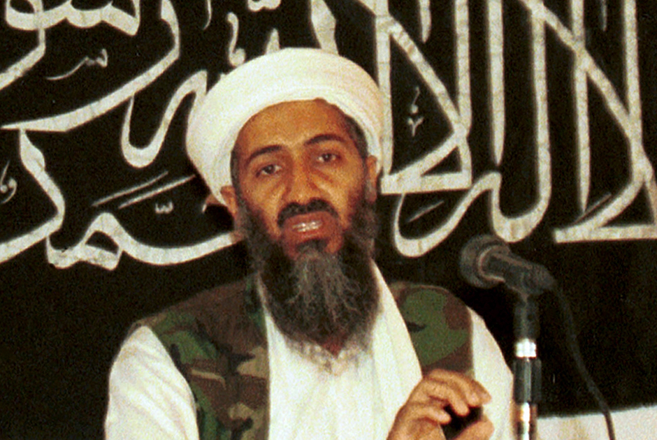 Усама бен Ладен во время выступления в афганском Хосте, 1998 год