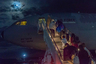 U.S. citizens and their families board a flight to the United States at Ramstein Air Base, Germany August 23, 2021.