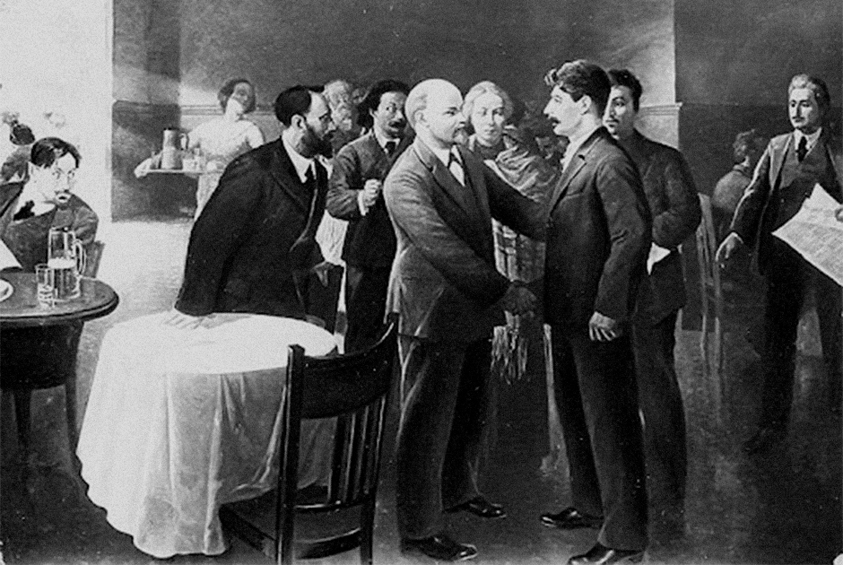 Знакомство Владимира Ленина с Иосифом Сталиным в Таммерфорсе. 1905 год 