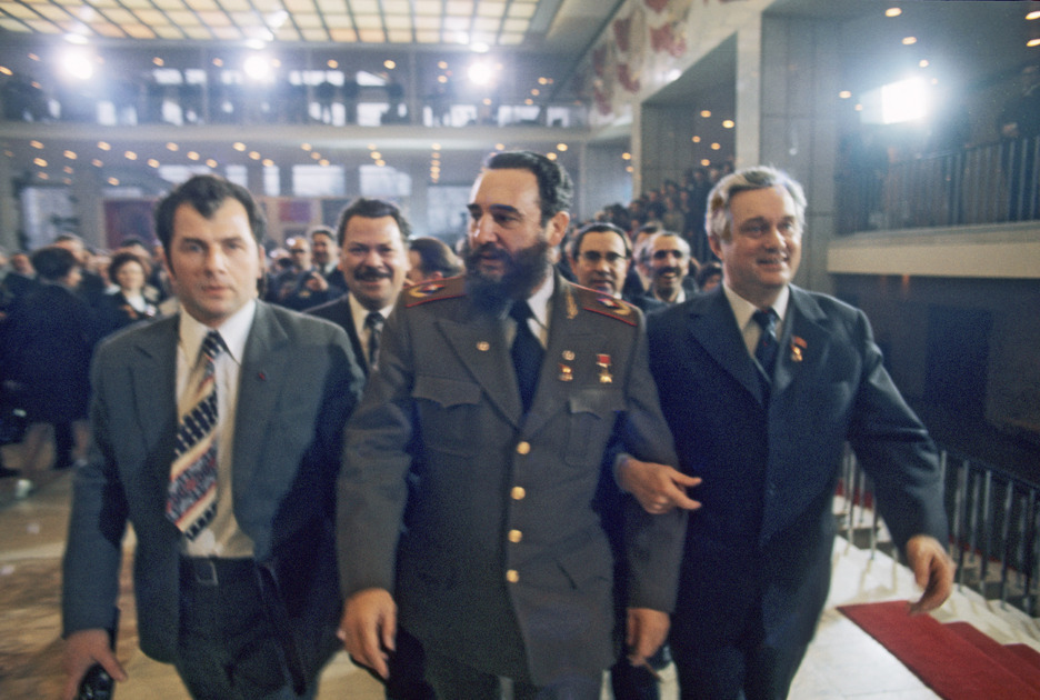 Фидель Кастро в Кремле. 1976 год 