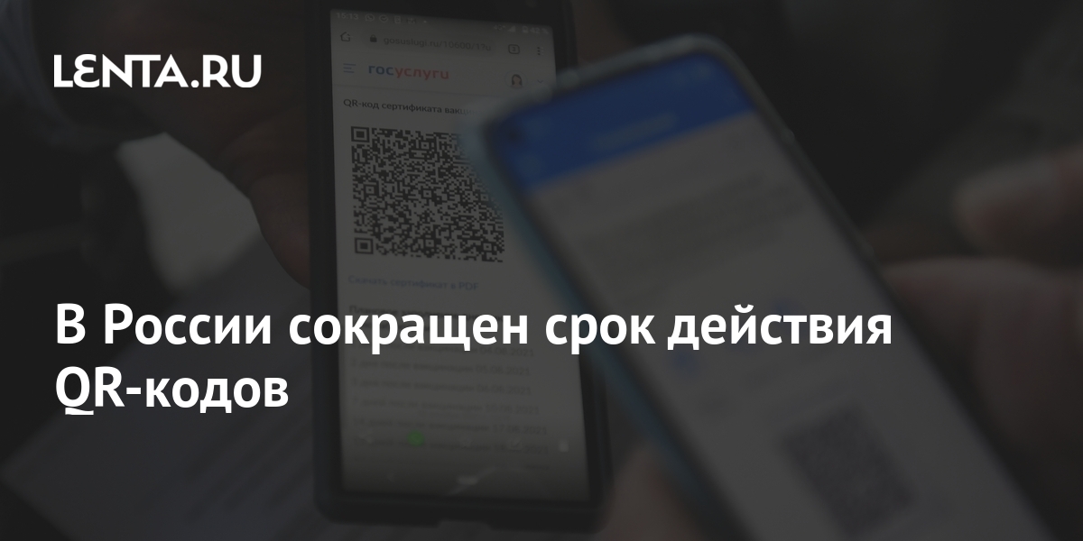 Срок действия qr кода после вакцинации от ковида