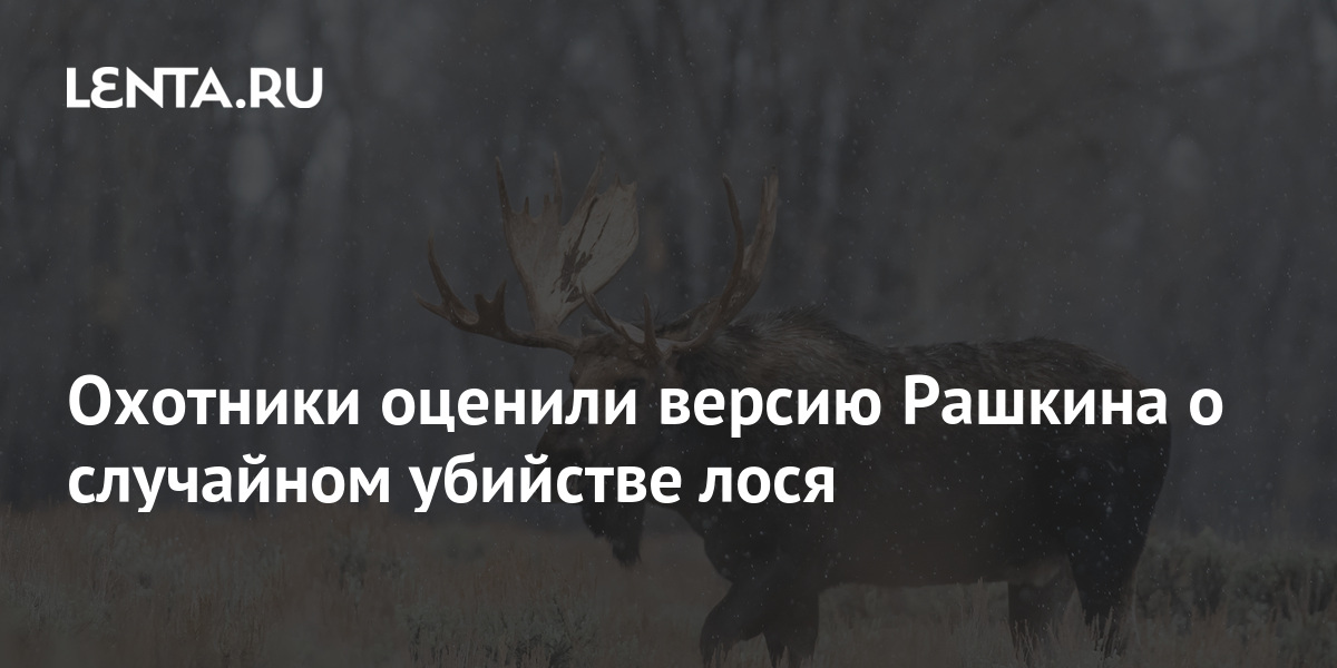 Приснился Лось Убитый