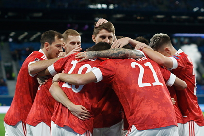 The Russian national team dropped in the FIFA rankings