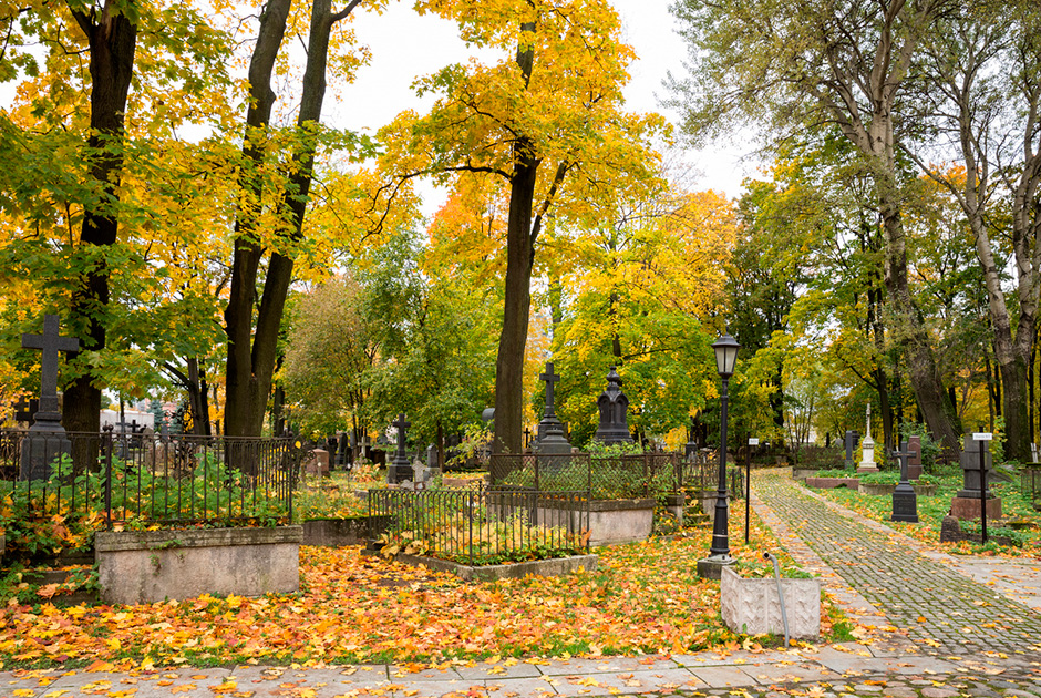 Смоленское лютеранское кладбище в Санкт-Петербурге 